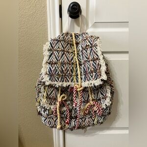 America and beyond jacquard backpack